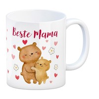BäRen Mutter Und Kind Kaffeebecher Mit Spruch Beste Mama