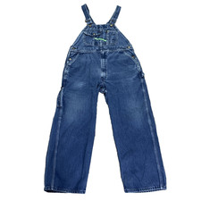 VTG KEY Imperial Mens Size 40x29 Blue Denim Bib Overalls