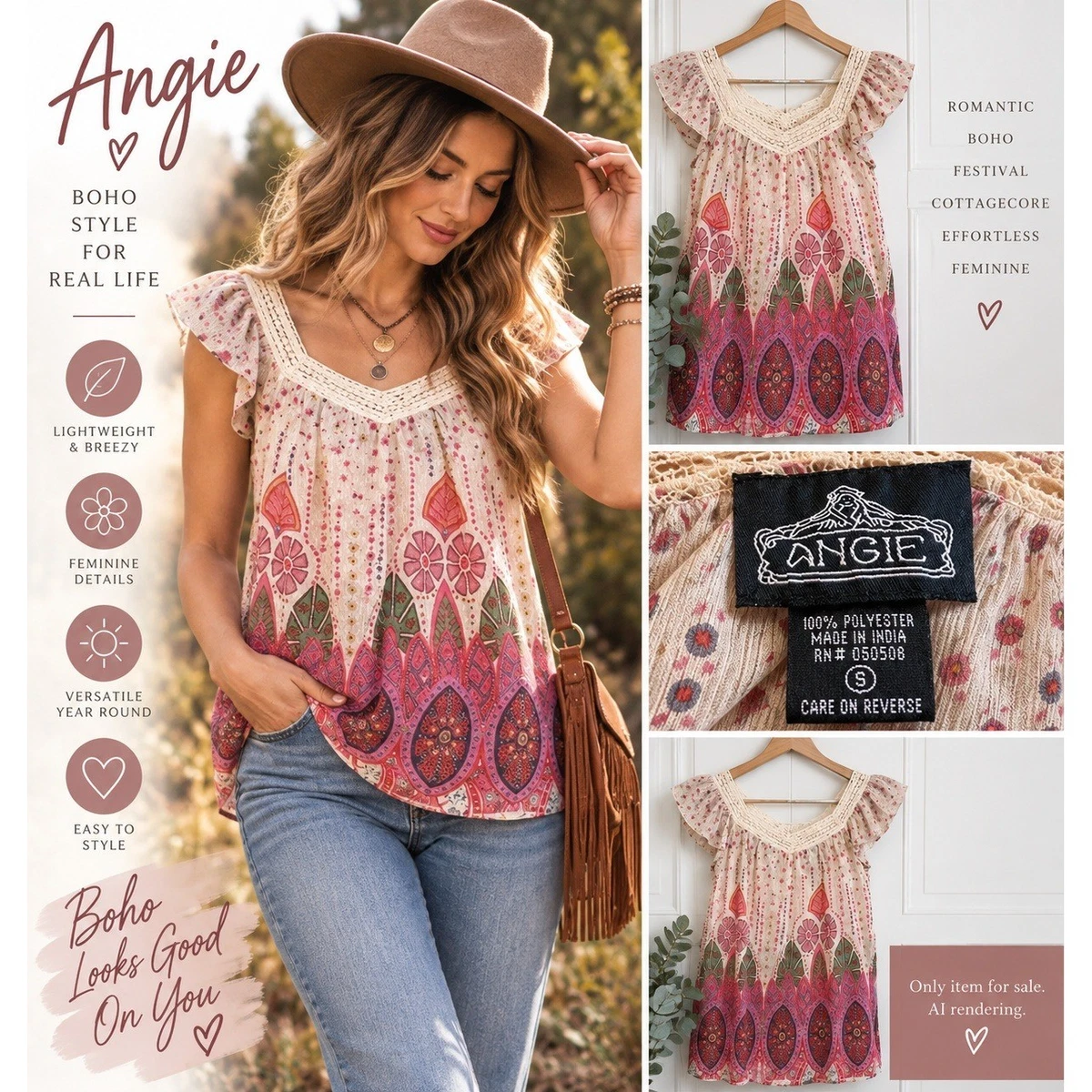 Angie Women's Tops & Blouses for sale | eBay