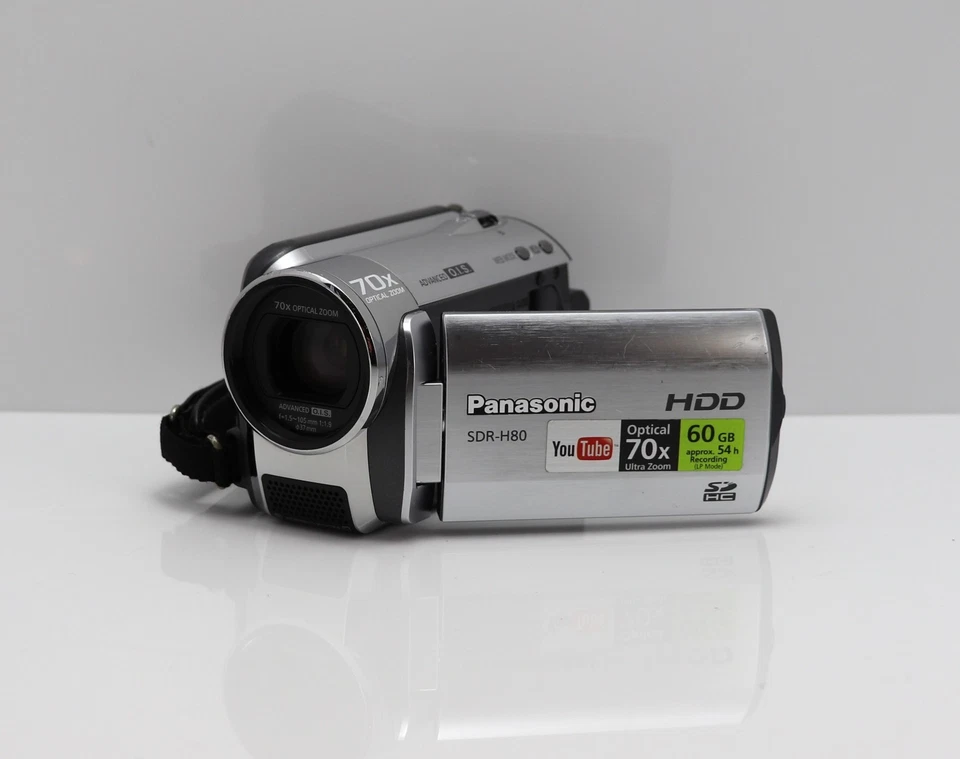 PANASONIC SDR-H80 CAMCORDER BOXED 60GB HDD HARD DRIVE / SDHC CARD VIDEO CAMERA - Image 2 of 4
