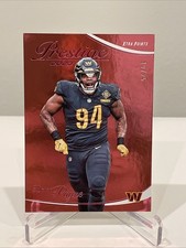 2023 Prestige Daron Payne #294 Xtra Points Pink /25 SSP Washington Commanders