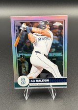 2026 Topps Chrome Rainbow Foil Cal Raleigh Seattle Mariners Flagship #26 