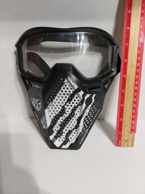 Nerf Rival Phantom Corps Protective Adjustable Face Mask D16 Black White 2014 
