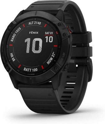 Garmin Fenix 6X Pro Schwarz Smart Watch GPS OVP Watch Uhr von Händler