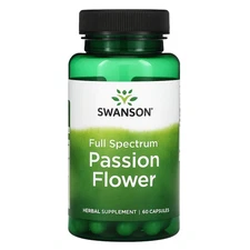 Swanson Full Spectrum Passion Flower 500 mg // 60 Capsules