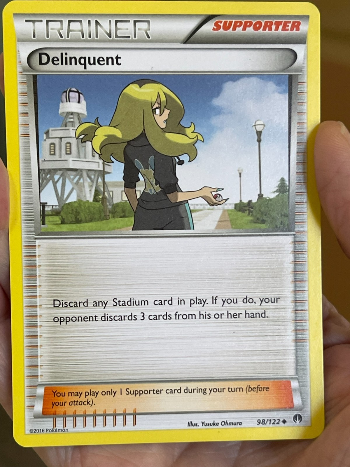 POKEMON DELINQUENT 98/122 UNCOMMON BREAKPOINT NM CARD
