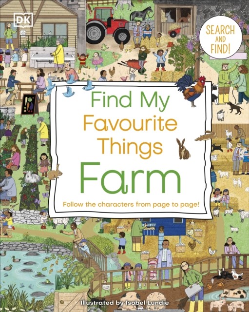 Find My Favourite Things Farm by DK (Board book)
