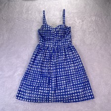 Lilly Pulitzer Women s Blue Gingham Ardleigh Summer Dress Size 00