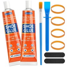 Shoe Glue Soles Repair 180 ML Heavy Duty Clear 0, 180 Ml Glue 8 Tool Set
