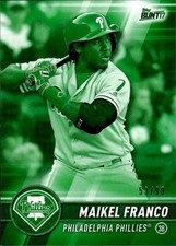2017 Topps Bunt Maikel Franco #161 Green SP /99