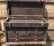 Antique Handmade Rustic Solid Wood Carpenter ...