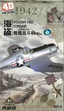 4D Model 1942 Vought F4U Corsair Plastic Model Plane Kit Brand New UK Stock X
