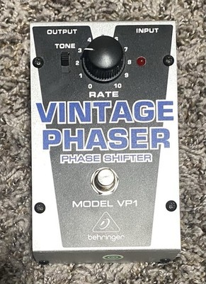 Behringer Vintage Phaser Model VP1 Guitar Effect Pedal Phase Shifter Used Works