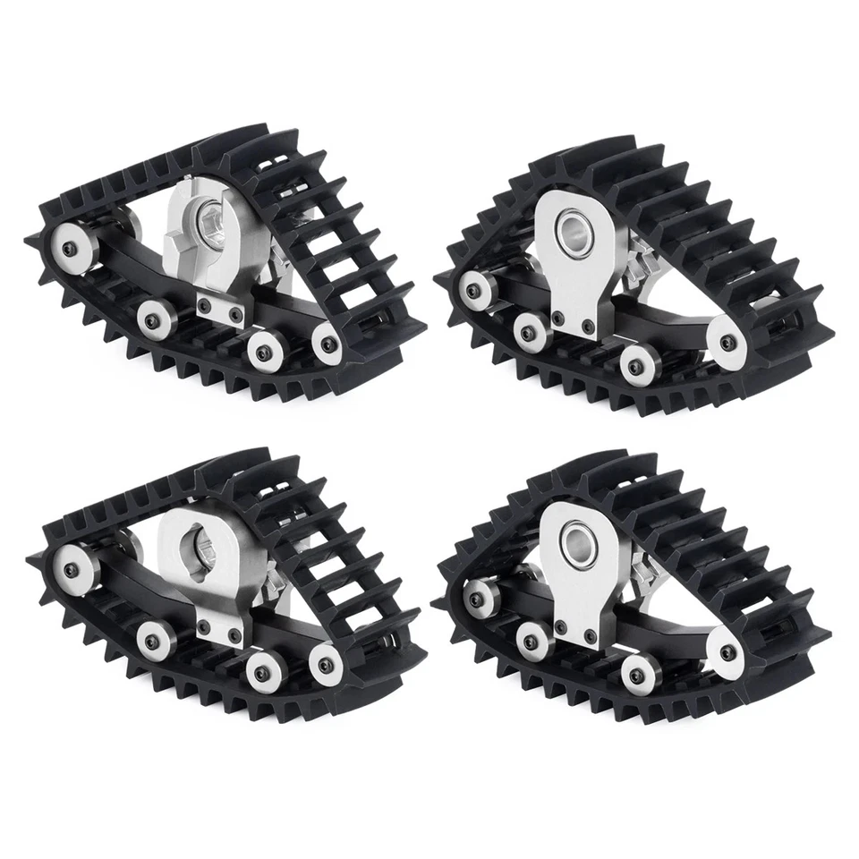 4Pcs Snow Tracks Wheel Tires for 1/18 Traxxas TRX4M RC Crawler Car Upgrade Parts - Image 4 of 4