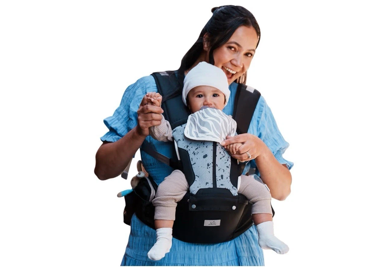 Baby Carrier, MOMTORY Newborn to Toddler, Safety-Certified 6-in-1 with Hip