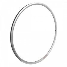 Velocity A23 700c Alloy Rim - Tubeless-ready 23mm Wide Clincher Silver