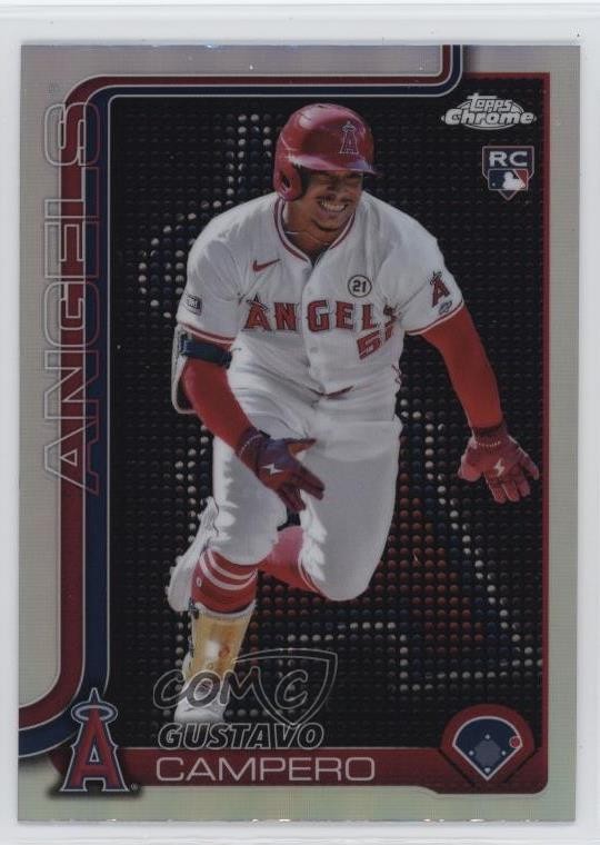 2025 Topps Chrome Lightboard Logo Refractor Gustavo Campero #63 Rookie RC 0uh1