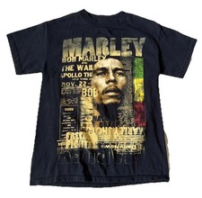 Vtg Y2K Bob Marley and the Wailers Zion Rootswear USA Black T-Shirt Men Small