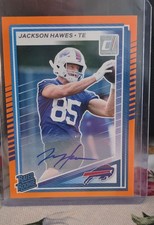 2025 Panini Donruss - Rated Rookie Jackson Hawes #357 Orange Autographs (AU, RC)