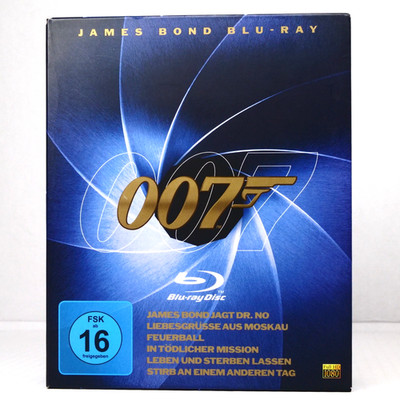 James Bond 007 Bluray 6 Filme Dr. No Liebesgrüße Moskau Feuerball Connery Moore