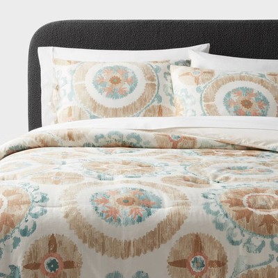 Suzani Print Comforter and Sham Set - Threshold