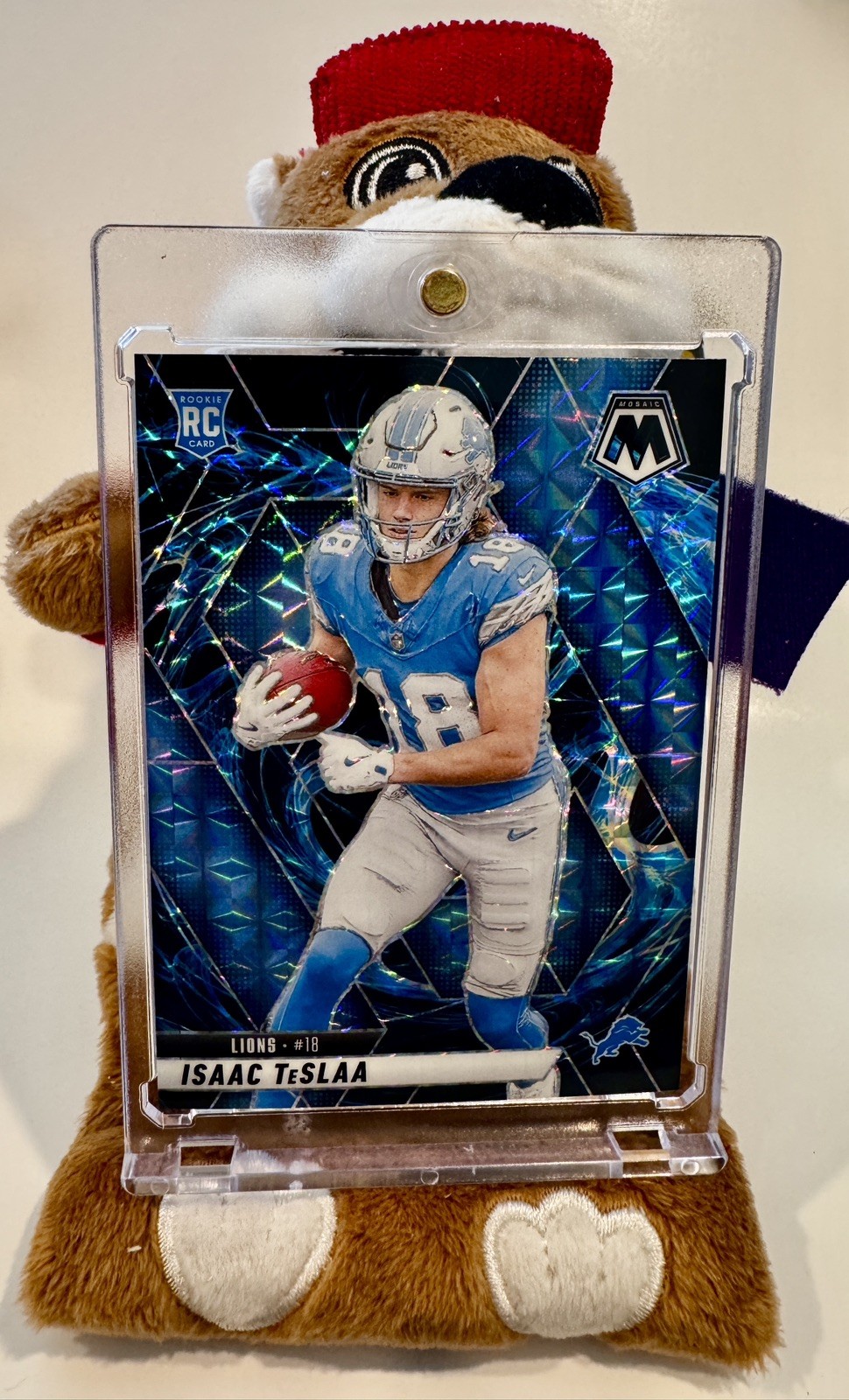 2025 Mosaic Rookie Isaac TeSlaa GENESIS #319 CASE HIT