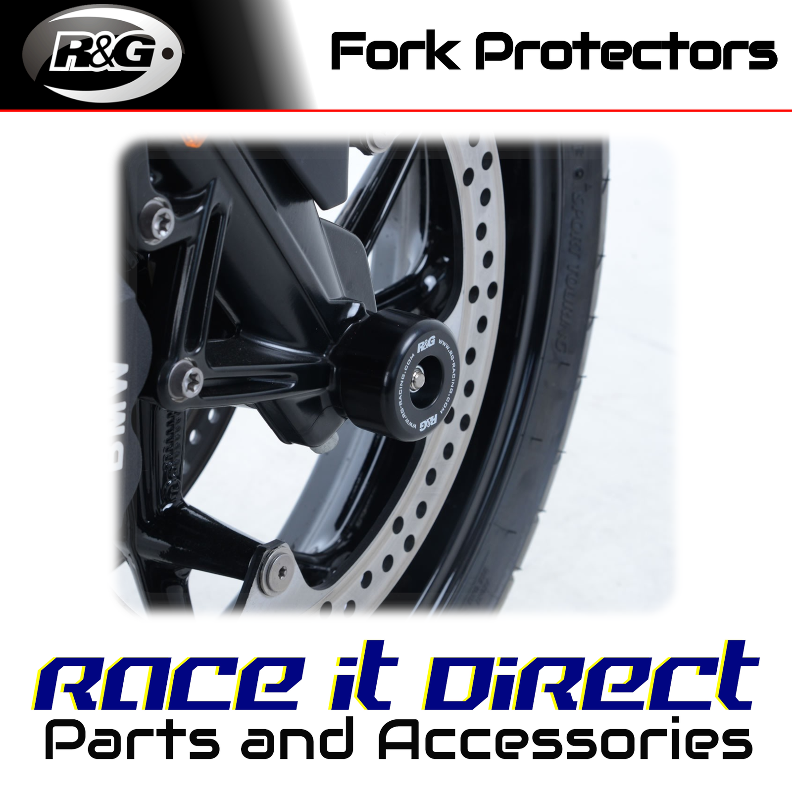 Fork Protectors for BMW K1600GT SE 2017-2018 R&G