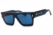 CALVIN KLEIN CK24502S-438-55 Sunglasses Size 55mm 140mm 18mm blue Unisex NEW