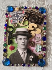 Scrapbook 5 Vintage Junk Journal Ephemera. 5 Cards With Envelopes. Repurpose