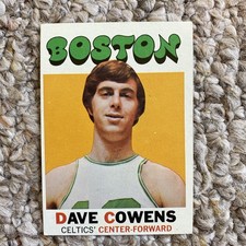 1971-72 TOPPS #47 DAVE COWENS BOSTON CELTIC ROOKIE CARD -- NR MINT. rookie card picture