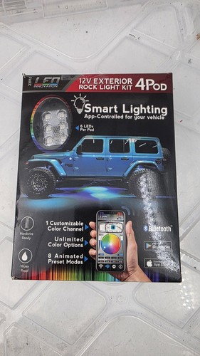Genuine LED Innovation 23915 Exterior Rock Light Kit 4Pod
