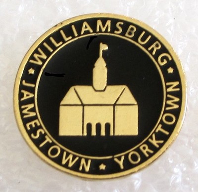 Williamsburg - Jamestown - Yorktown Tourist Travel Souvenir Pin - Virginia