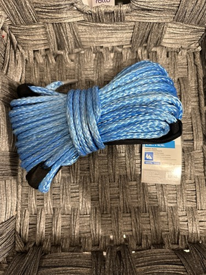 #ad #ad Winch Rope BLUE HAWK 1 4quot;x55ft Polypropylene Rope Polyester 1200LB {51} $14.95