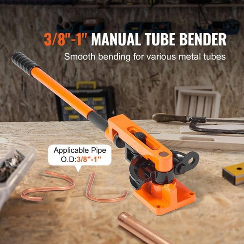 Dobladora manual de tubos OD con 7 troqueles de flexión máquina de aluminio cobre 180 grados - Imagen 2 de 7