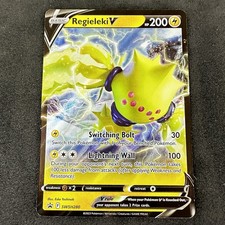 Pokemon Regieleki V SWSH280 Black Star Promo Holo Lightning NM TCG Card English