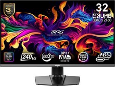 MSI MPG 322URX QD-OLED 31.5" UHD 4K, 240Hz Gaming Monitor HDR400, USB-C, G-Sync