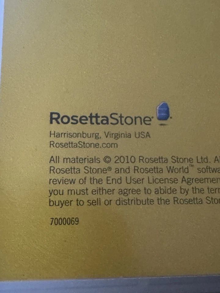 Rosetta Stone Version 3 ALL LANGUAGES English Spanish German Italian 38 CDs - Image 3 of 4