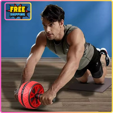 Ab Roller Wheel Abdominal Fitness Gym Exercise Equipment Core Workout Training