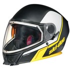 Ski-Doo Oxygen Snowmobile Helmet Carbon Fiber Heated Anti-Fog Vented Yellow
