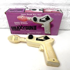 Galaxy Toy Gun II 2001 W/ Original Box Space Ray Gun 1970s SYFY - Not Working