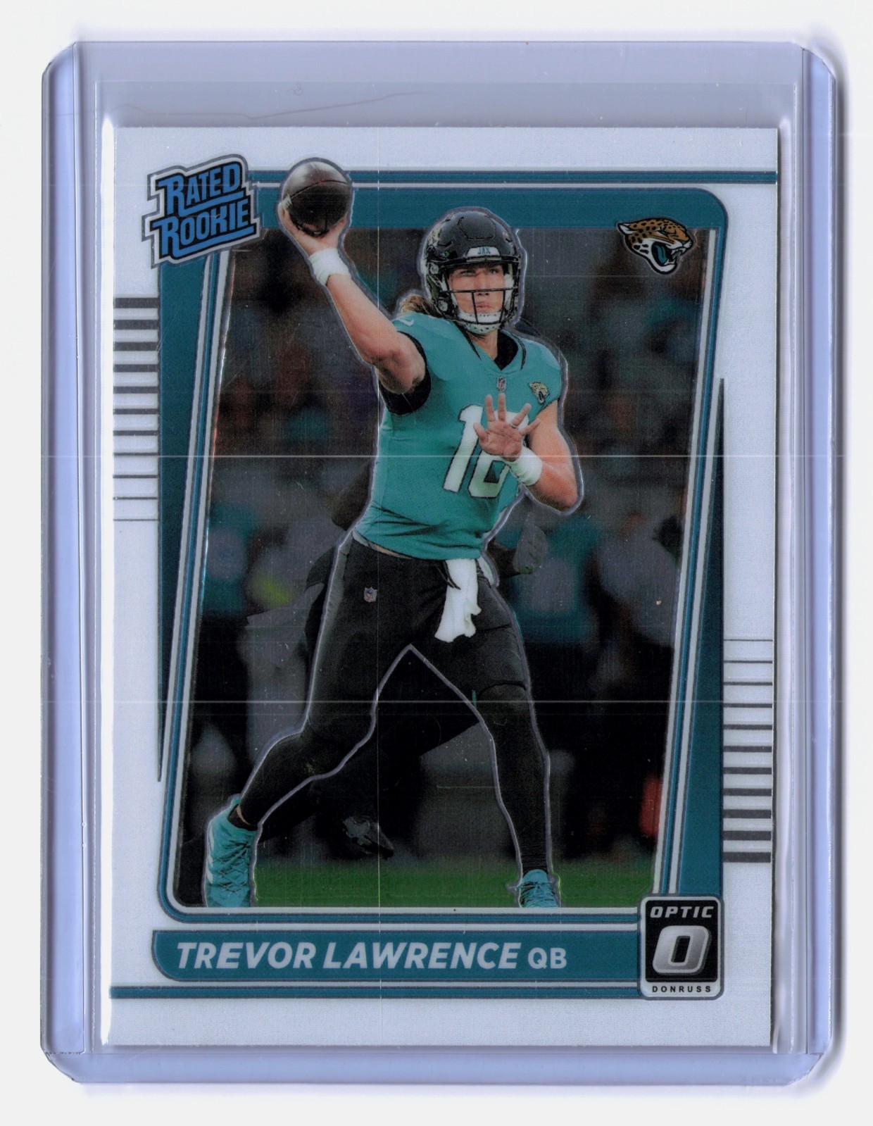 2021 Panini Donruss Optic Trevor Lawrence Rated Rookie Card #201 Jaguars