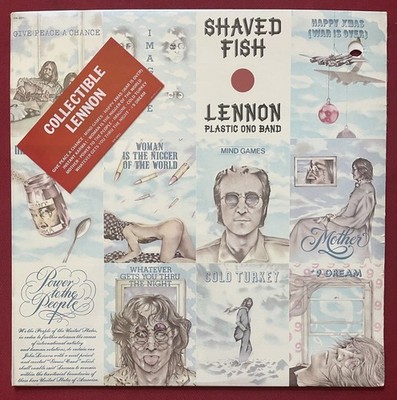JOHN LENNON~SHAVED FISH LP MINT SEALED (1975) ORIG 1ST PRESS HYPE PROMO PUNCH