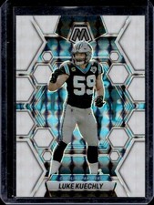 2023 Panini Mosaic Luke Kuechly White Mosaic Prizm #/25 Panthers