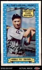 1970 Rold Gold #8 Pie Traynor Pirates HOF 7 - NM