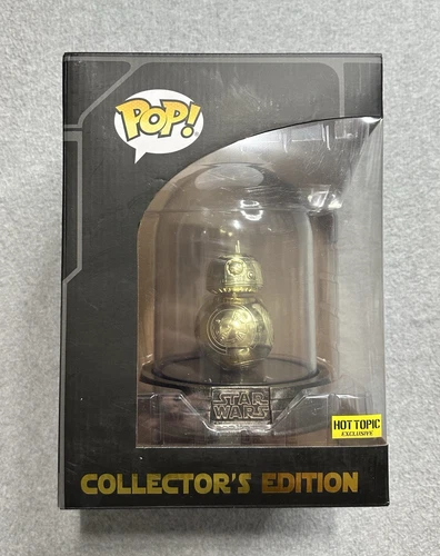 Funko POP Star Wars BB-8 Gold Chrome Dome Collectors Edition Hot Topic Exclusive