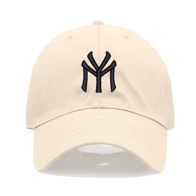 New York Fashion Baseball Cap My MY Cotton Adjustable Dad Hat, Unisex Hats 