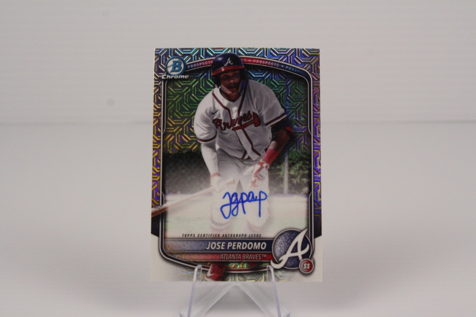 2025 Bowman - Chrome Prospect Mega Box Autographs Jose Perdomo #BMA-JP (AU, RC)