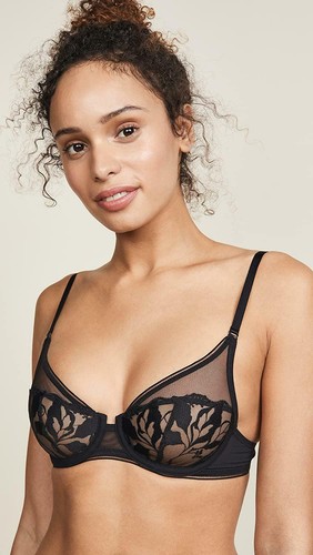 Maison Lejaby 273957 Women's Sin Underwire Bra, Black, 32B - Picture 3 of 3