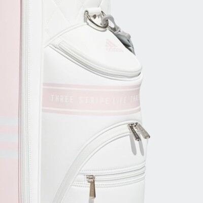 [美品] adidas THREE STRIPE LIFE ゴルフバッグ Adidas Golf Caddy Bag Three Stripe Caddy Bag Ladies Clear