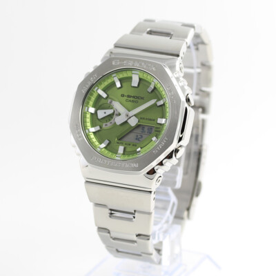 CASIO G-SHOCK GM-2110D-3AJF GM-2110 GM-2110D-3A Full MetalGreen | eBay